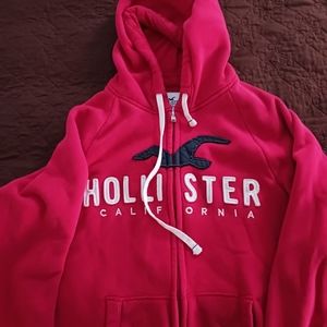 Hollister Mens Sweater Zip-Up